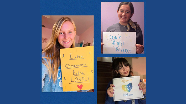 SJC students raise awareness about Down syndrome.