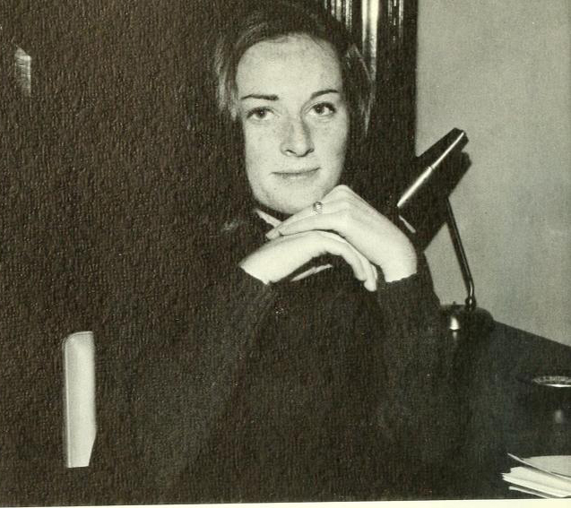 Rita Lyons DeBonis, an alumni who gave to the bookplate initiative.
