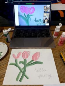 paint night tulips